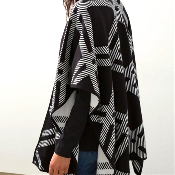 🌹Réversible Plaid Ruana🌹 - Picture 4 of 8